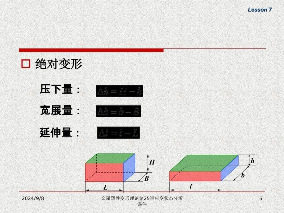 金属塑性变形理论第25讲应变状态分析课件_第5页