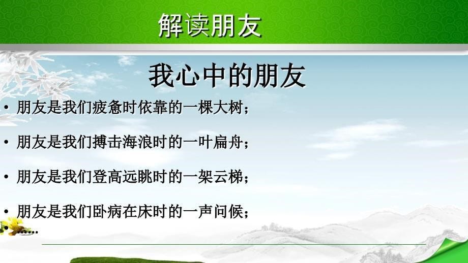 新人教版初中七年级语文上册综合性学习-有朋自远方来优质ppt课件_第5页