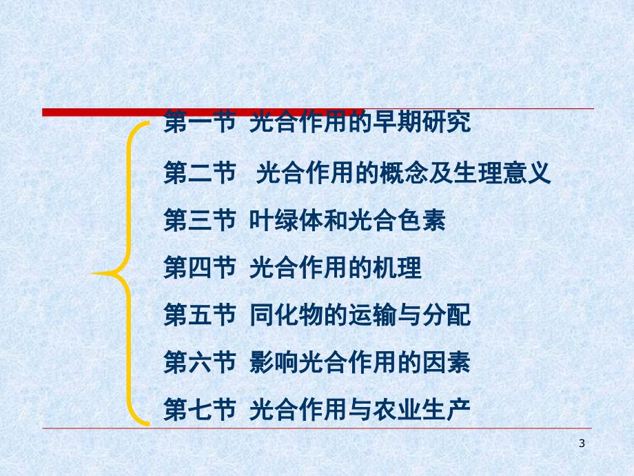 植物的光合作用作用进展叶绿体色素1_第3页