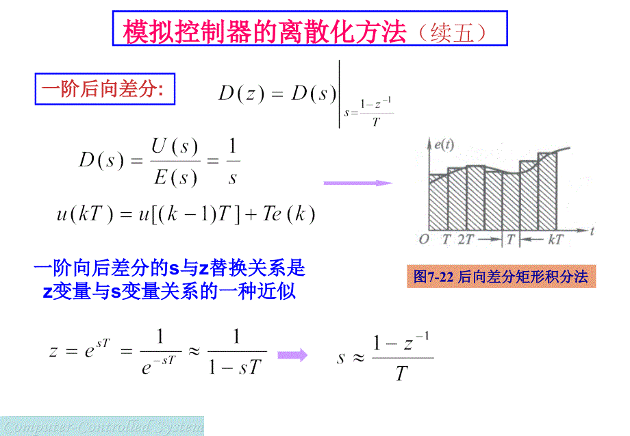 计算机控制系统经典设计方法模拟控制器的离散化方法_第4页