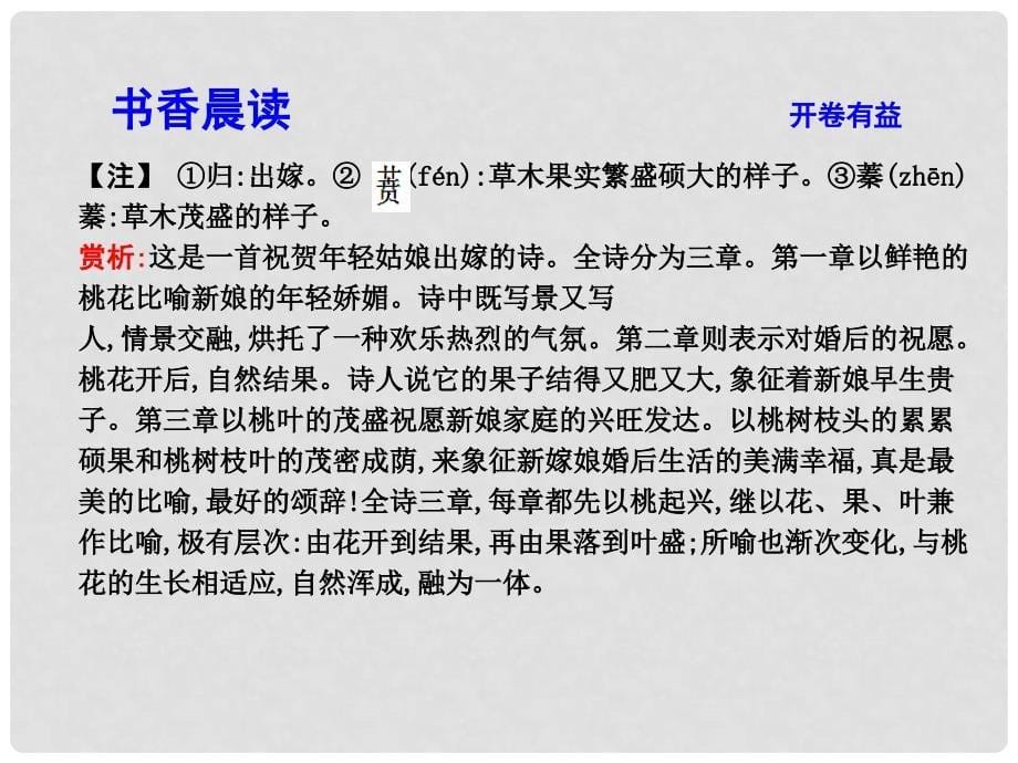 高中语文 第二单元 先秦、南北朝诗歌 4《诗经》两首课件 新人教版必修2_第5页