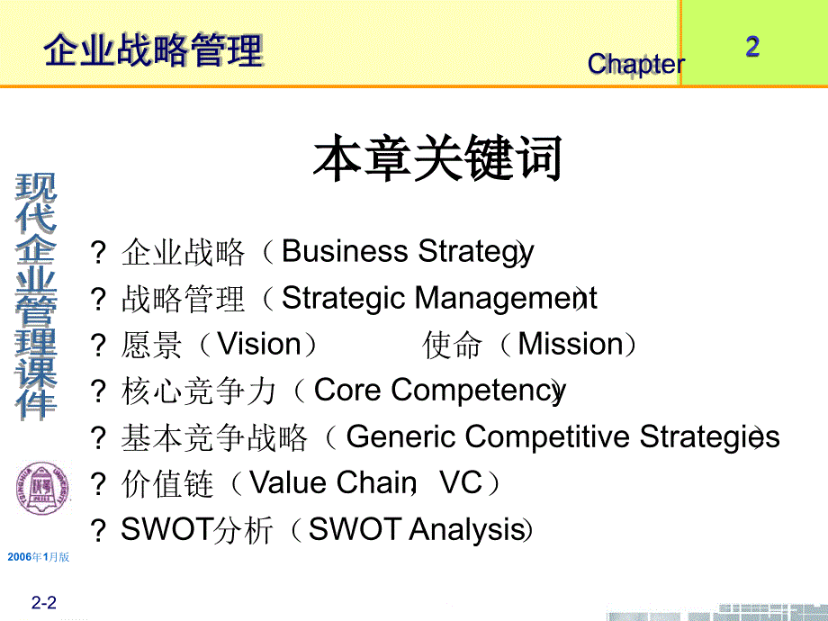 清华大学现代企业管理课件个第章企业战略管理_第2页