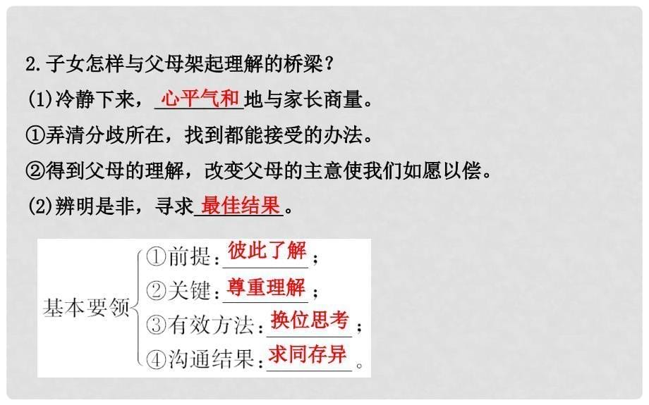 八年级政治上册 探究导学课型 1.2.2 两代人的对话课件 新人教版_第5页