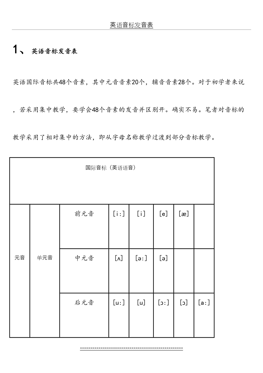 英语音标发音表及发音规则(2)_第2页