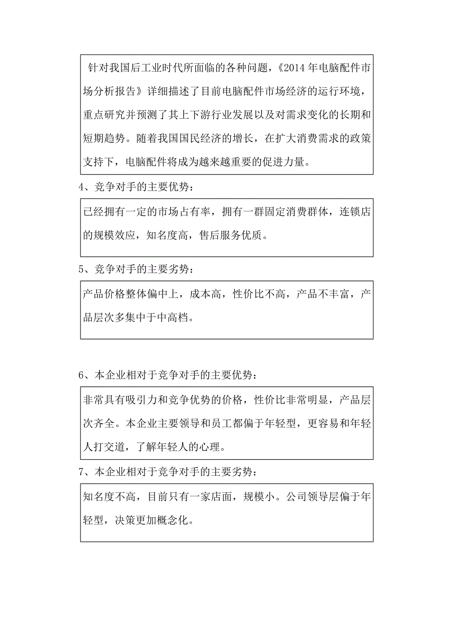 电脑配件广告传媒创业计划书_第3页