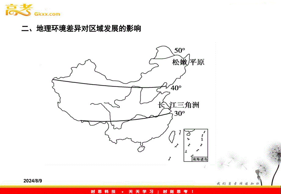 高考一轮复习地理新人教必修3成长阶梯 第1章 第一节　地理环境对区域发展的影响_第4页