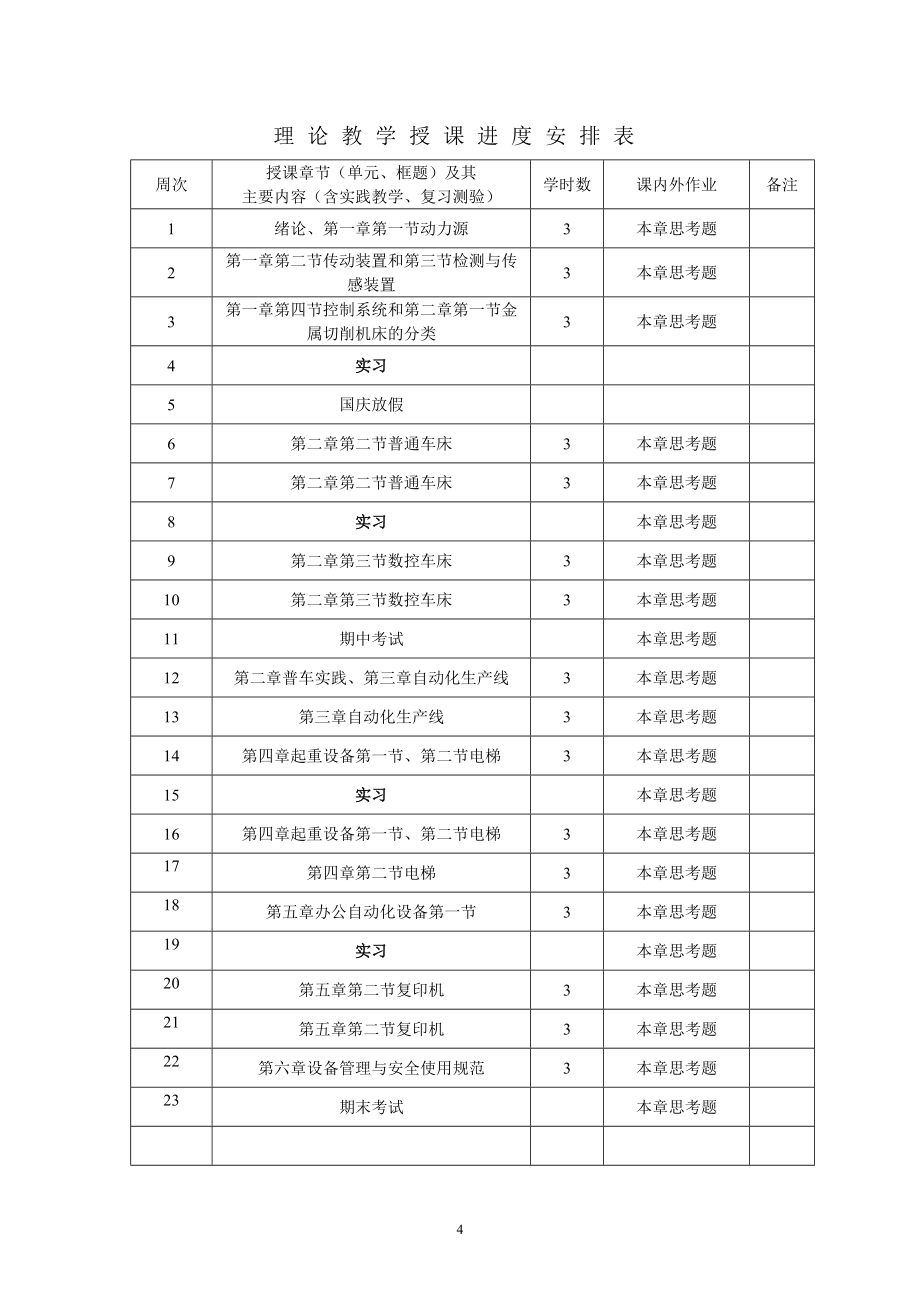 机电设备概论教案_第4页