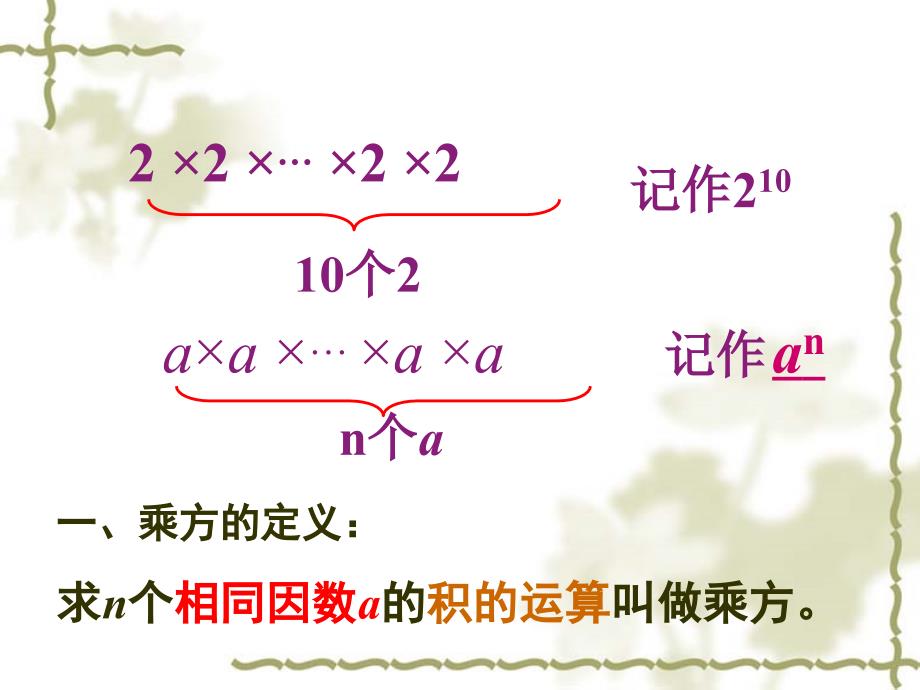 人教版七年级上册15有理数的乘方课件_第3页