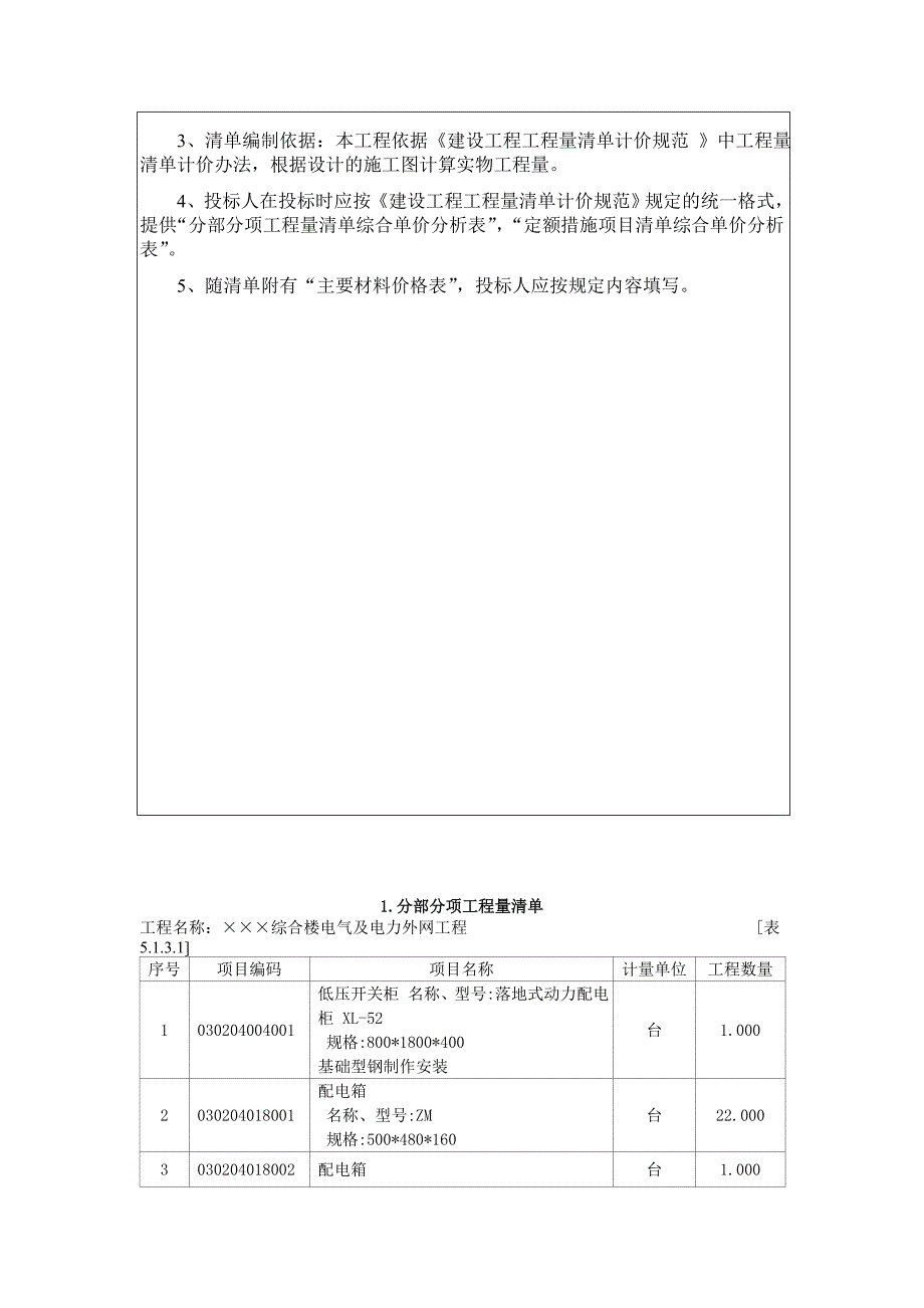 电气工程工程量清单编制实例.doc_第3页