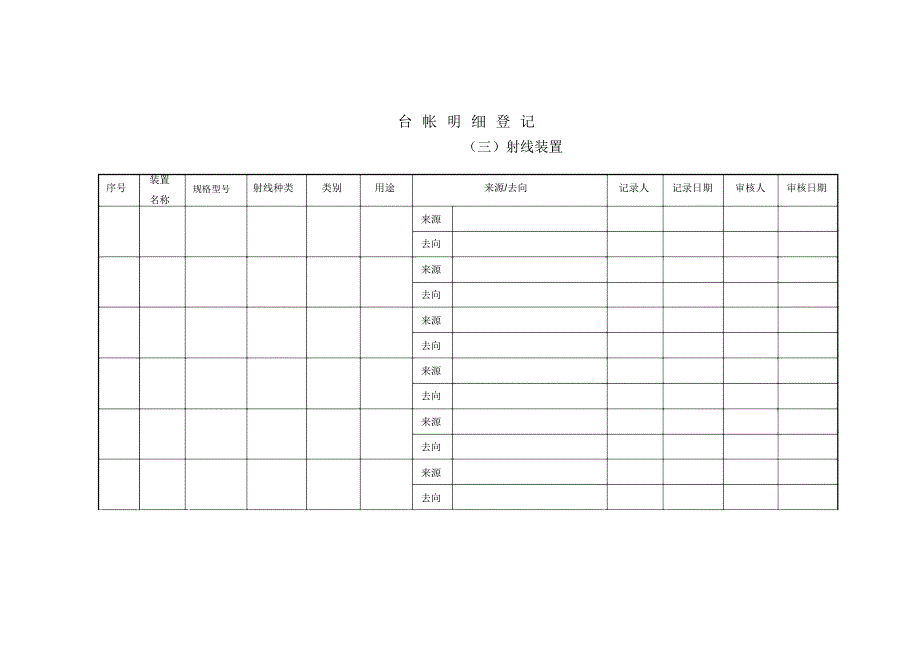 辐射安全许可证遗失补发申请表_第4页