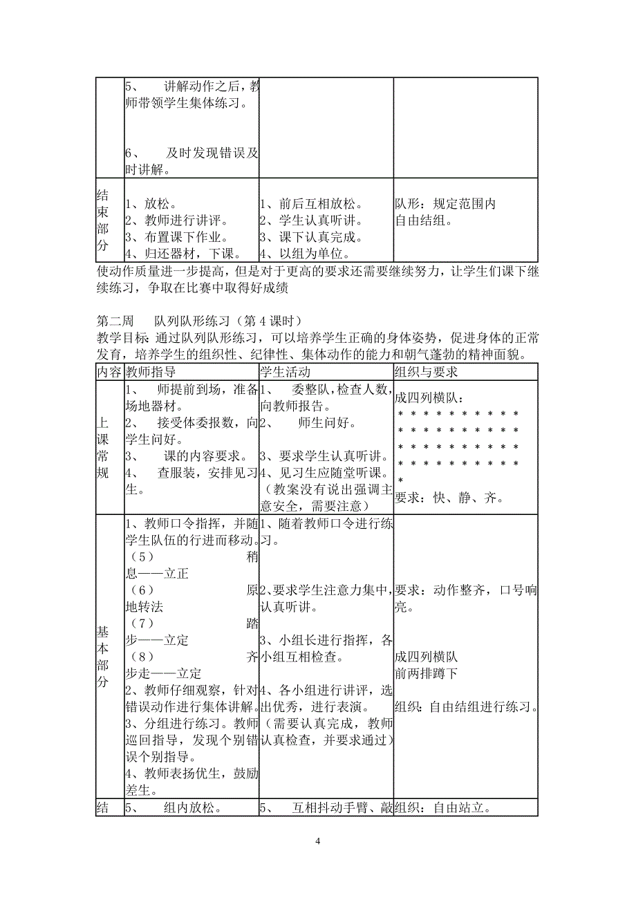 八年级体育课教案 (2)_第4页