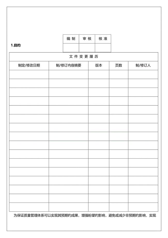 IATF16949风险控制程序-应急管理-风险评估-应急计划.doc