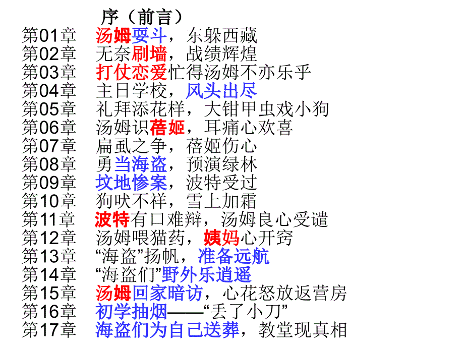 汤姆索亚历险记阅读指导课_第2页