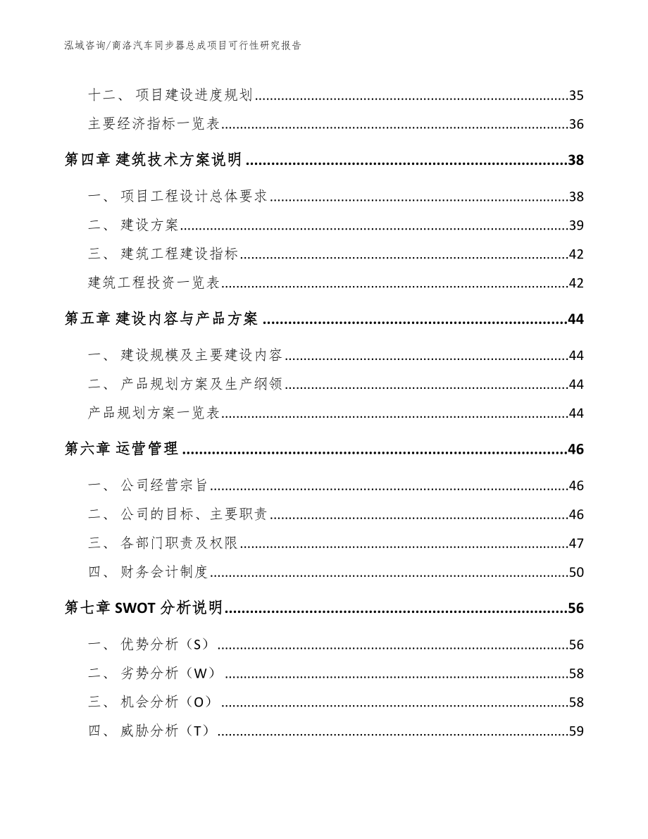 商洛汽车同步器总成项目可行性研究报告_第3页