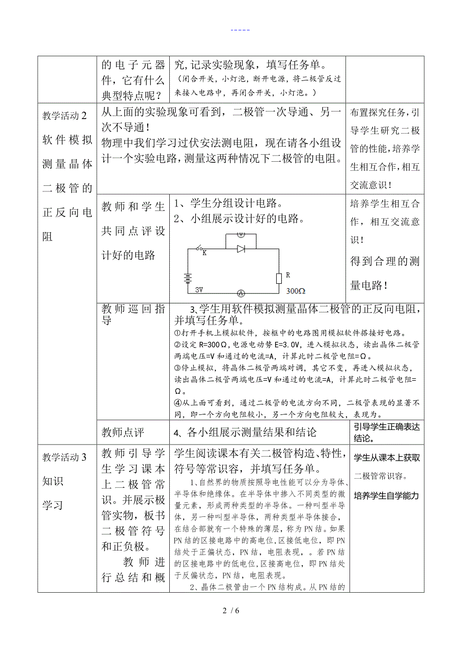 二极管---教学教案_第2页