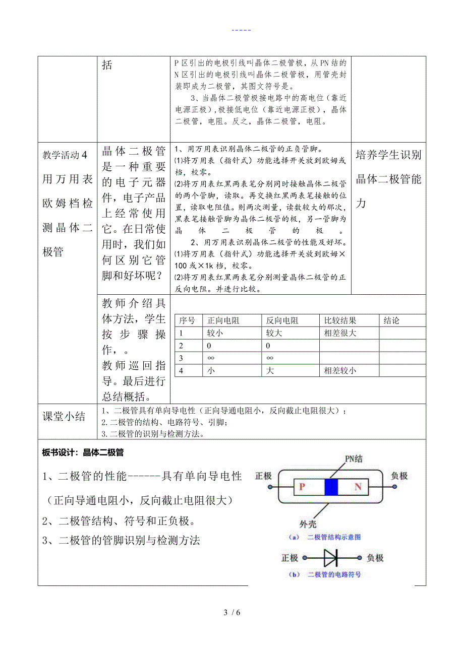 二极管---教学教案_第3页