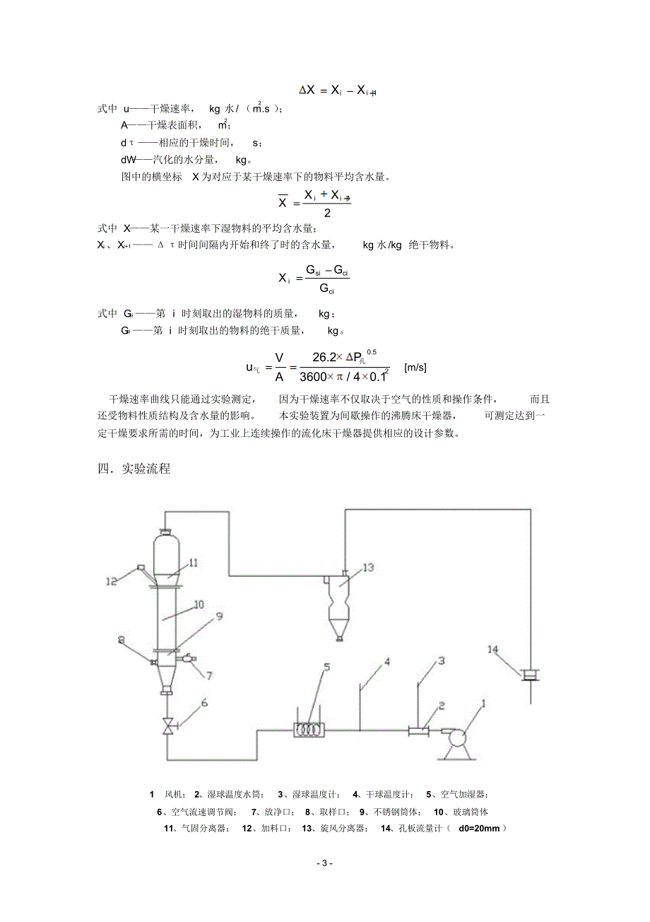 流化床干燥实验报告_第3页