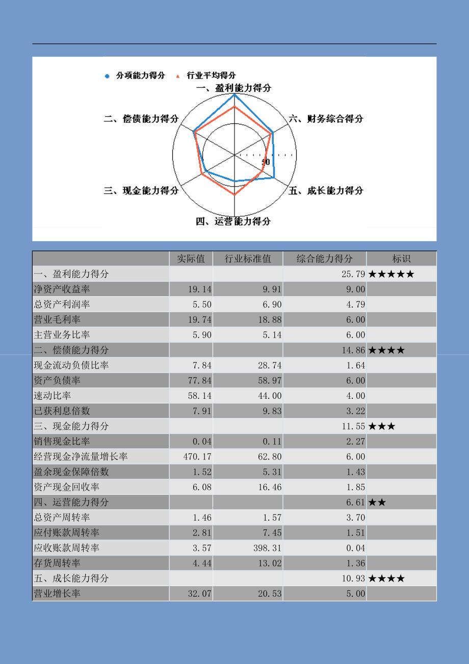 企业财务分析报告书模板_第4页