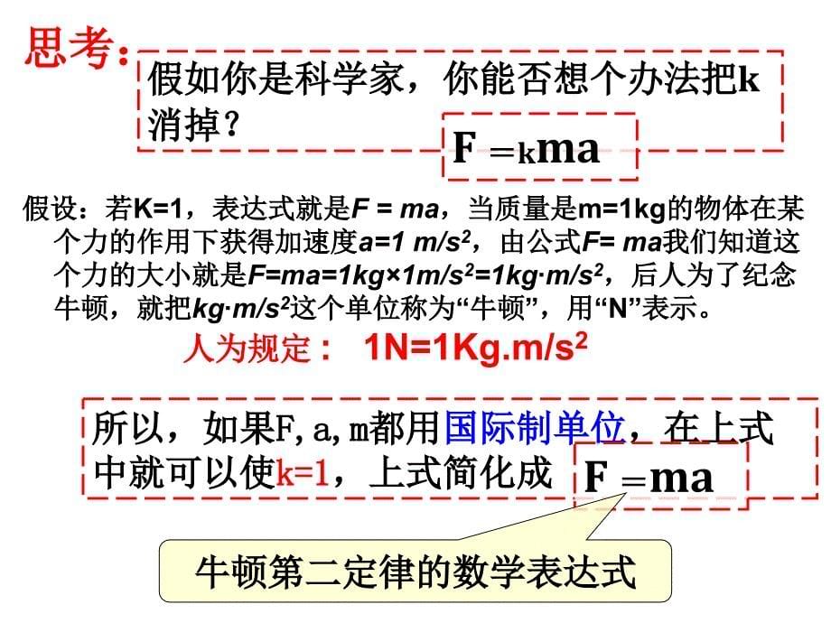 牛顿第二定律hao完(公开课).ppt_第5页