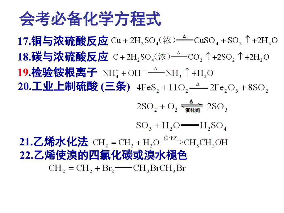 会考复习方程式练课件_第4页