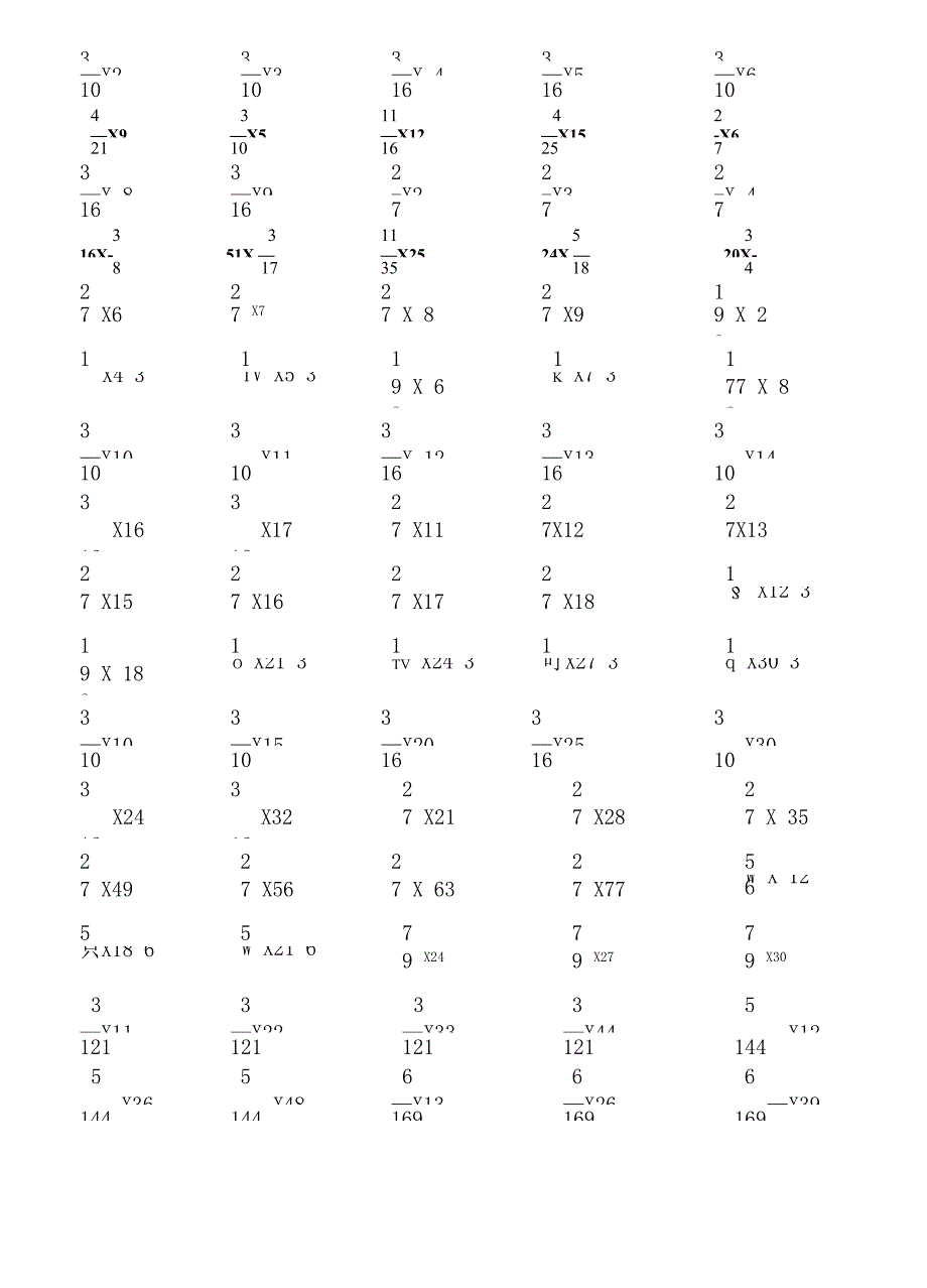 分数乘法计算题_第2页