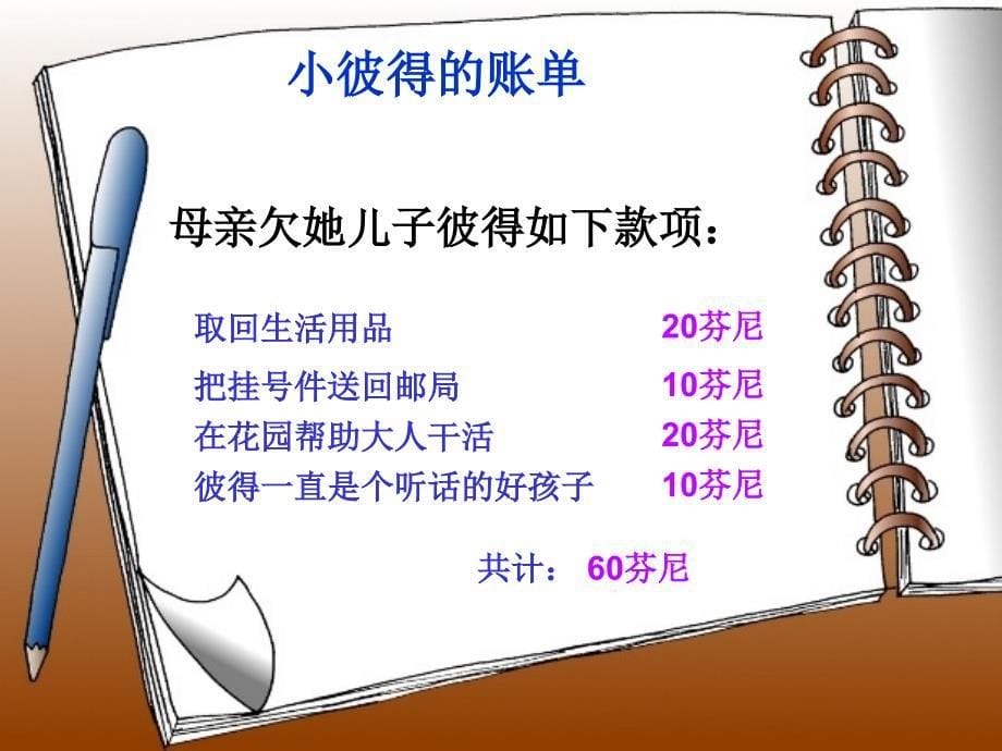 《妈妈的账单》教学课件_第5页