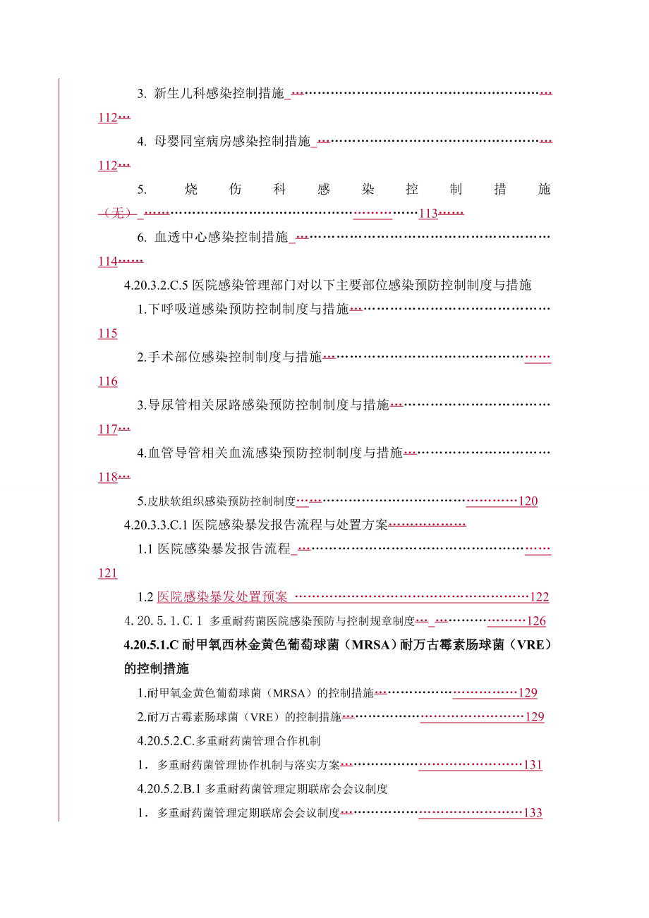 医院评审制度职责措施sop目录_第3页