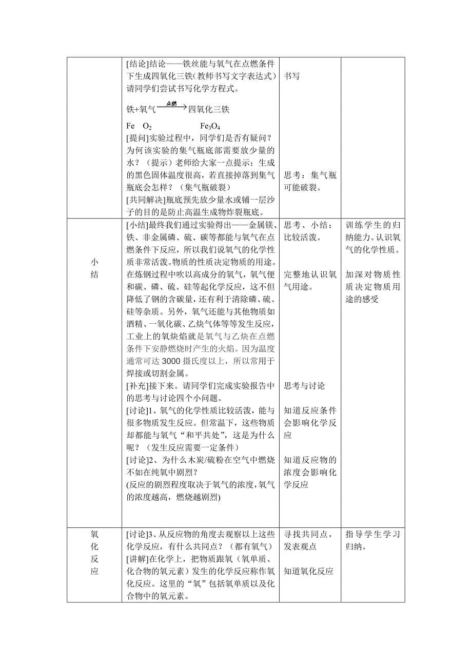 22神奇的氧气_教案_第5页