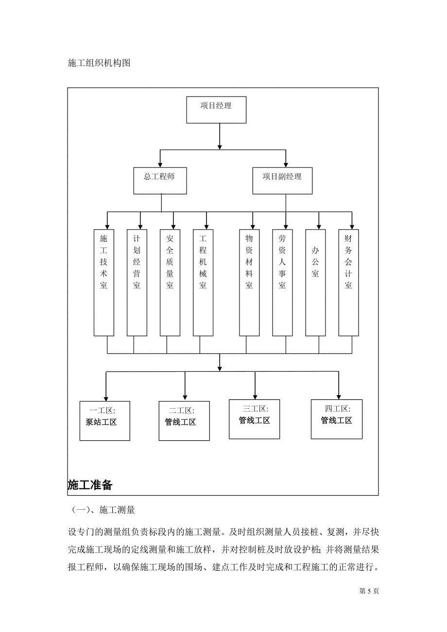 污水截流工程施工组织设计_第5页