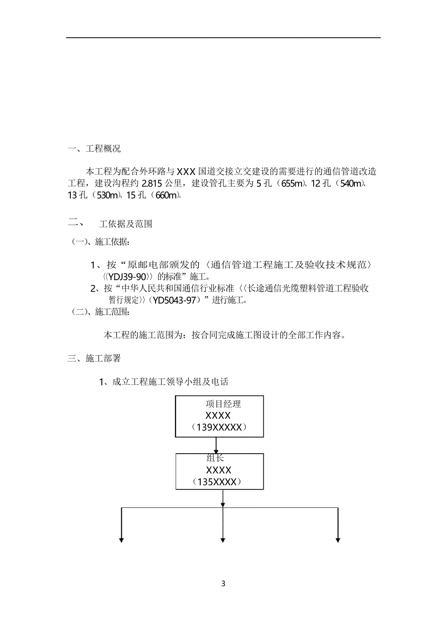 通信管道管道施工组织设计_第3页