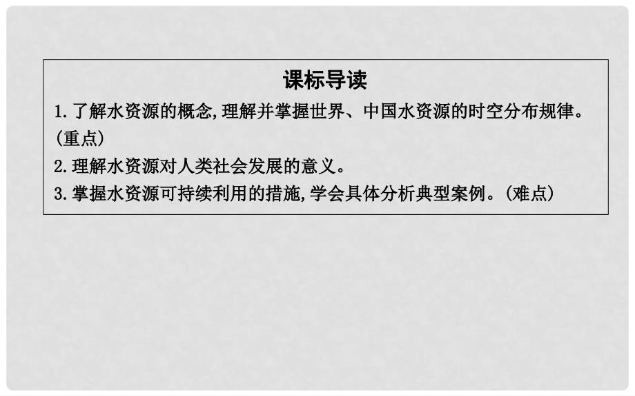 高中地理 第三章 地球上的水 第三节 水资源的合理利用1课件 新人教版必修1_第3页