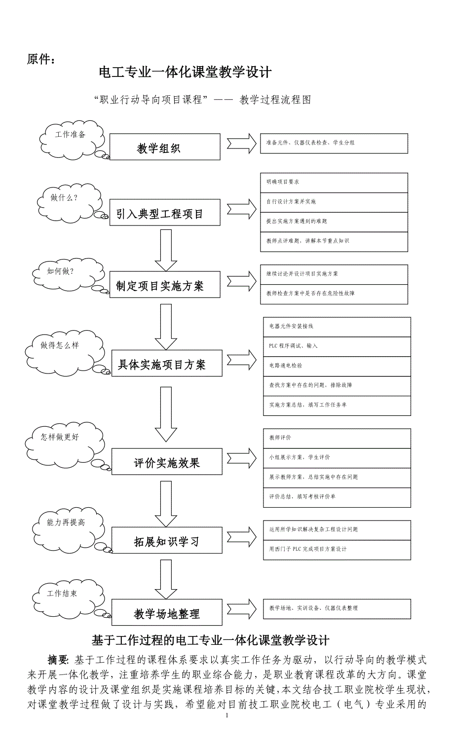 浅析基于工作过程的教学设计.doc_第1页