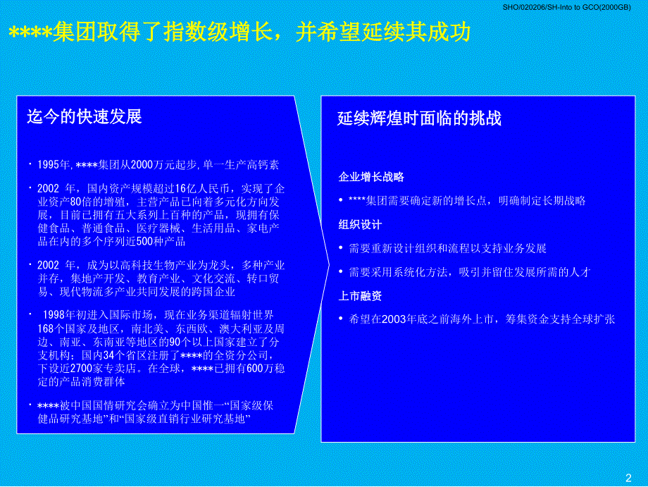 协助集团战略设计和成功完成首次上市计划书_第3页