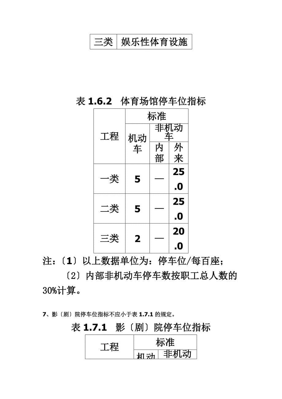 最新余杭区新建项目停车位配置标准_第5页