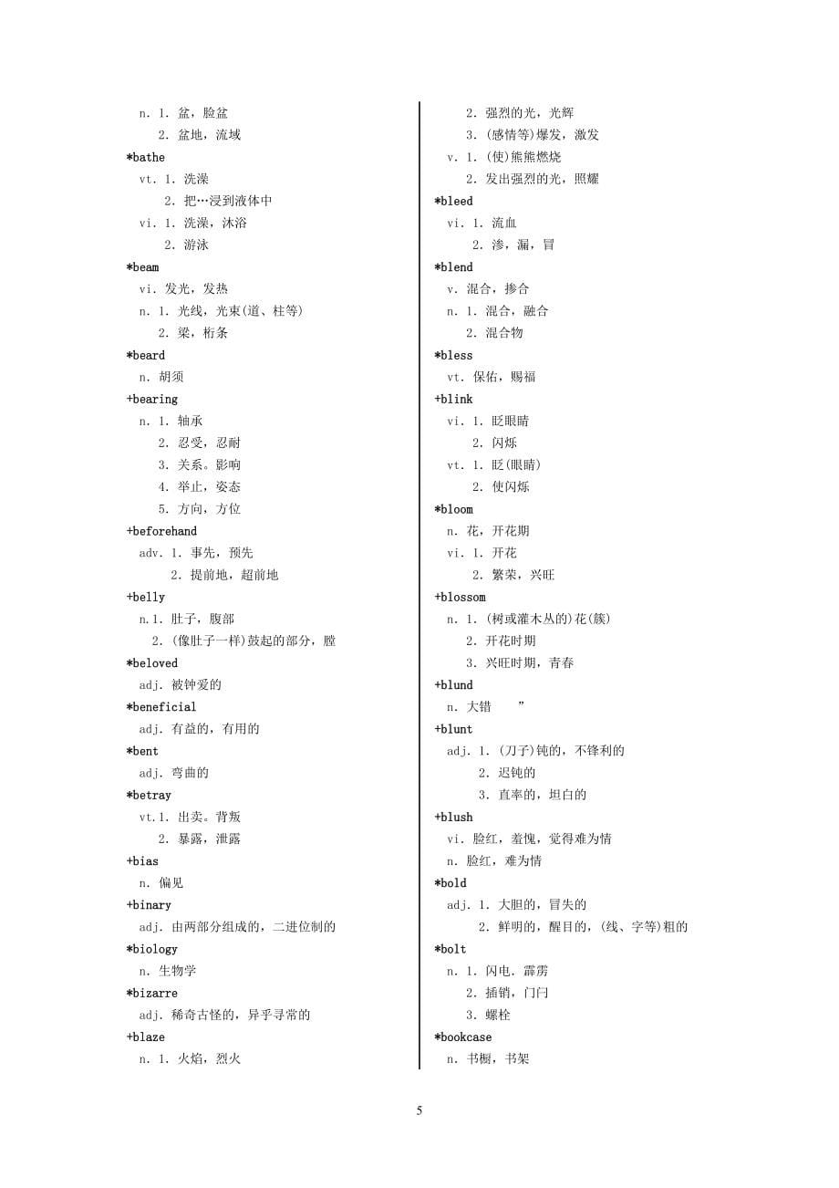 职称英语AB级词汇.doc_第5页