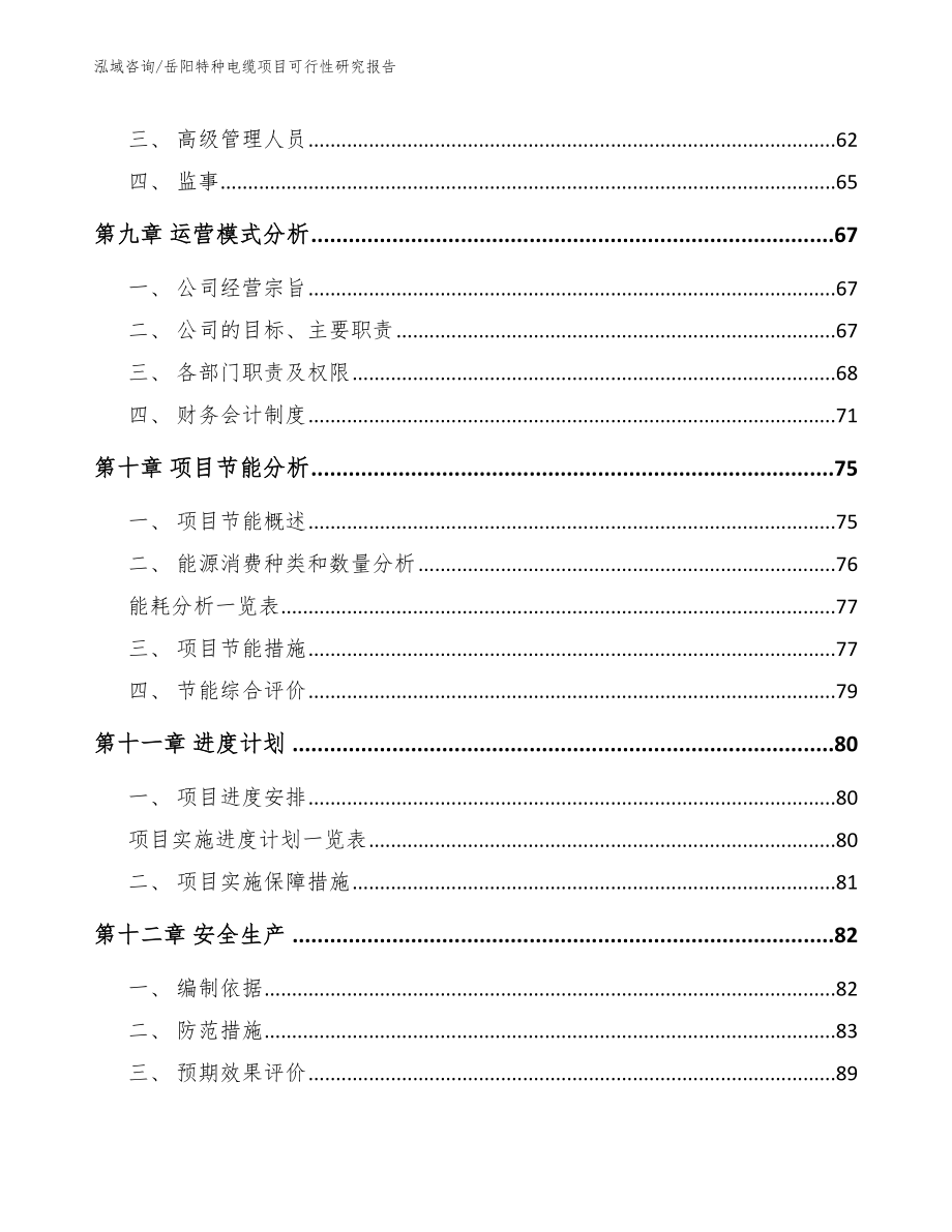 岳阳特种电缆项目可行性研究报告【参考模板】_第4页