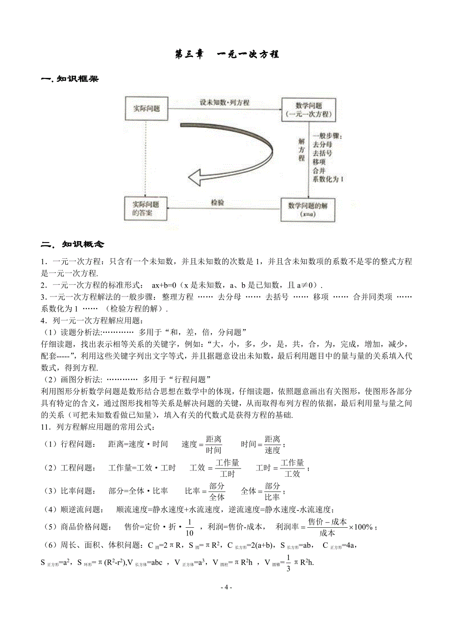 初中数学知识点全总结(齐全)_第4页