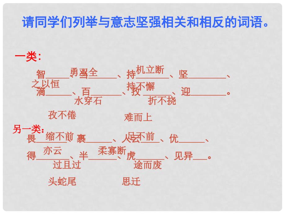 人教版初中思想品德七年级下册课件《让我们选择坚强》_第3页