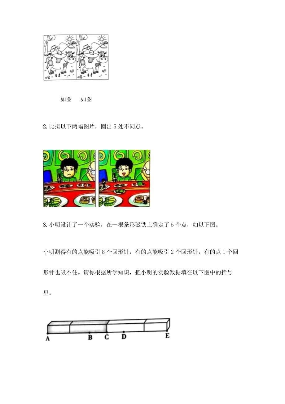 二年级下册科学期末测试卷带答案(完整版).docx_第5页