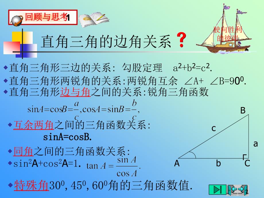 初中数学北师大版由角求三角函数值ppt课件_第2页