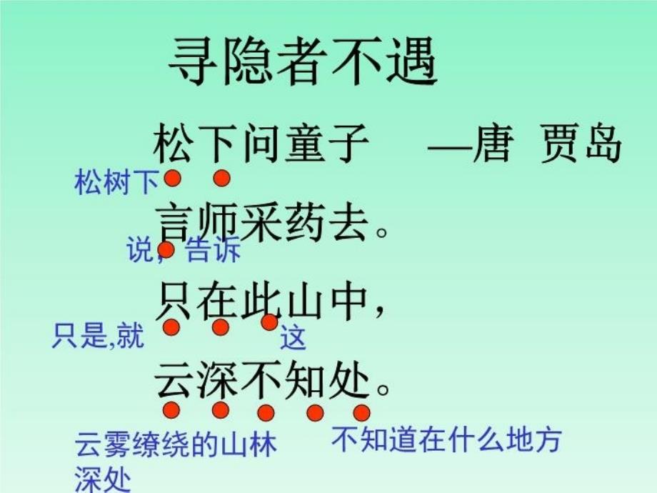 《寻隐者不遇》课件教学教材_第4页