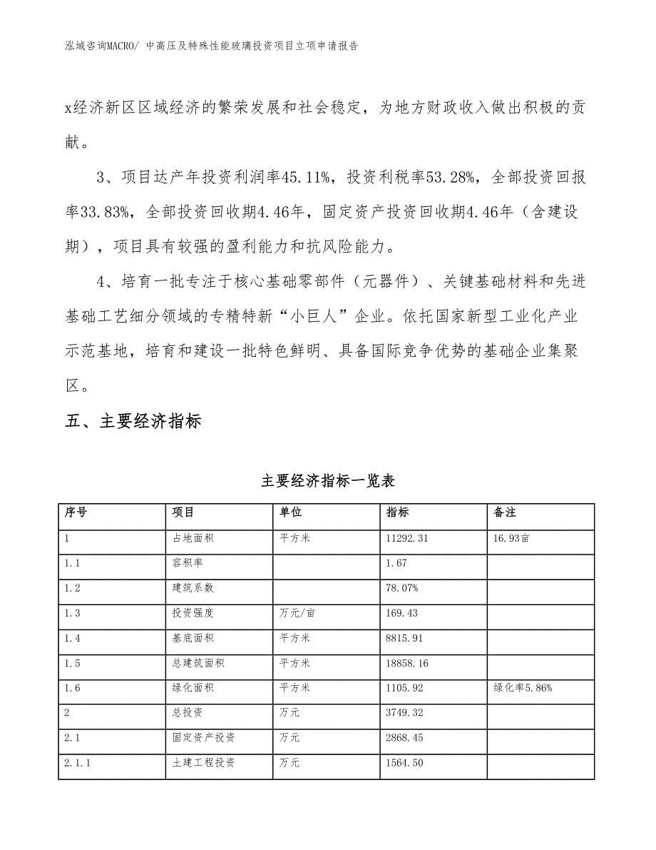 中高压及特殊性能玻璃投资项目立项申请报告_第5页