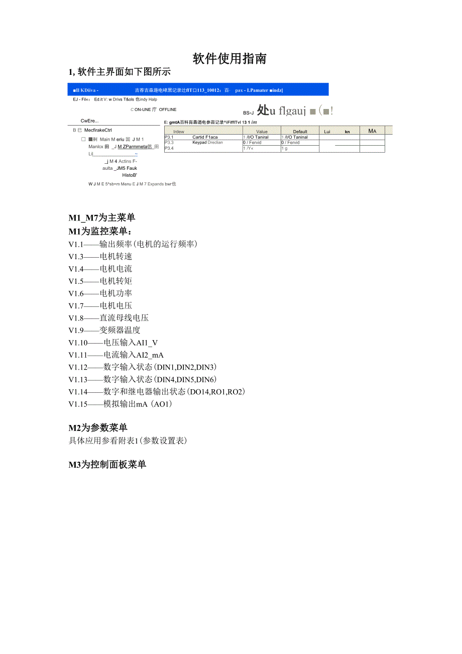 伟肯变频器软硬件使用指南_第2页