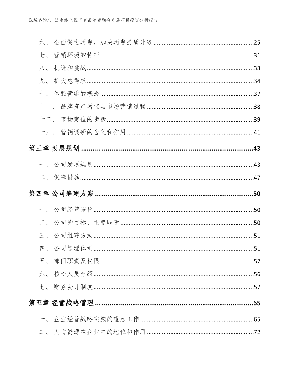 广汉市线上线下商品消费融合发展项目投资分析报告_第4页