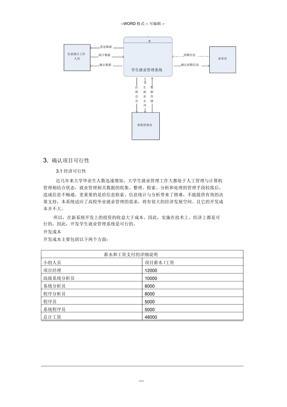 学生就业管理系统项目计划说明书_第2页