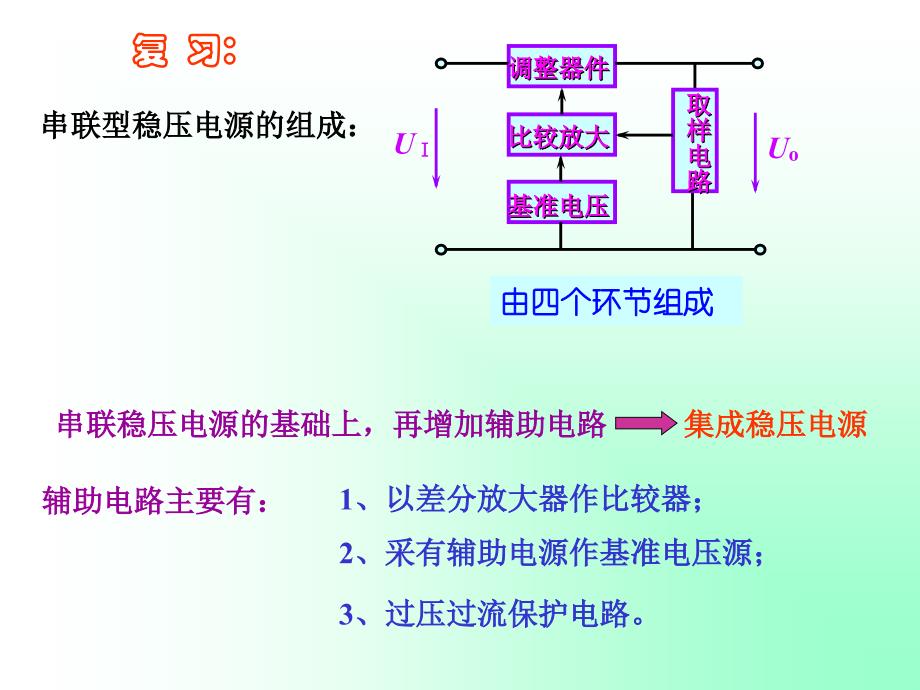 《汽车电气系统检修》课程——三端集成稳压电路介绍_第1页