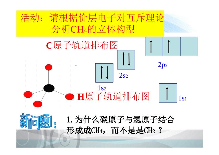 分子的立体构型杂化轨道理论课件_第3页