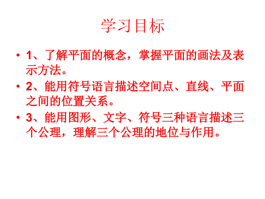 高中数学必修2平面课件_第2页