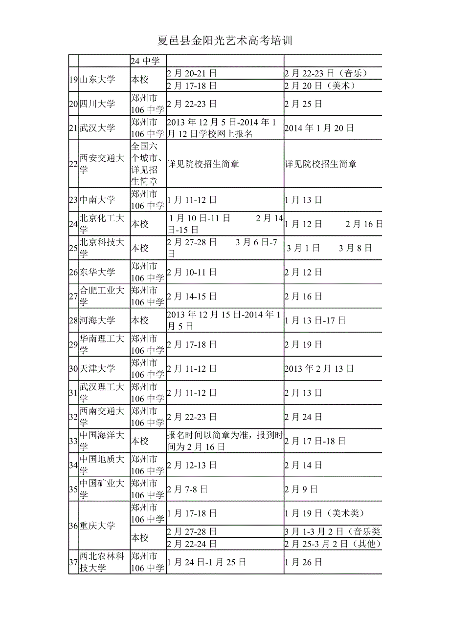 2015河南艺术单招时间表(美术为主)_其它考试_资格考试_第2页