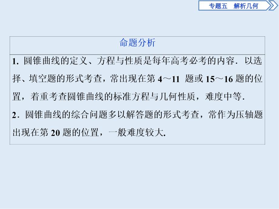 高考数学二轮复习课件： 第二部分专项二 专题五 2 第2讲　椭圆、双曲线、抛物线_第4页